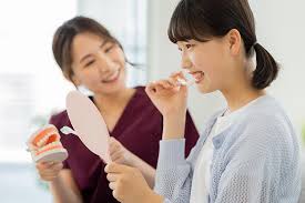 染め出しとブラッシング指導